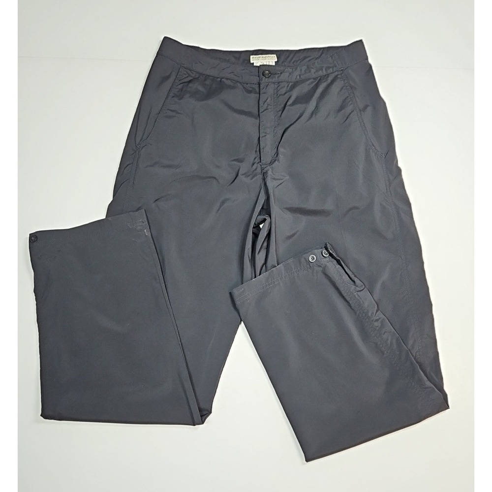 Royal Robbins Womens Black Adjustable Cuff Nylon Outdoor Pants Size 10